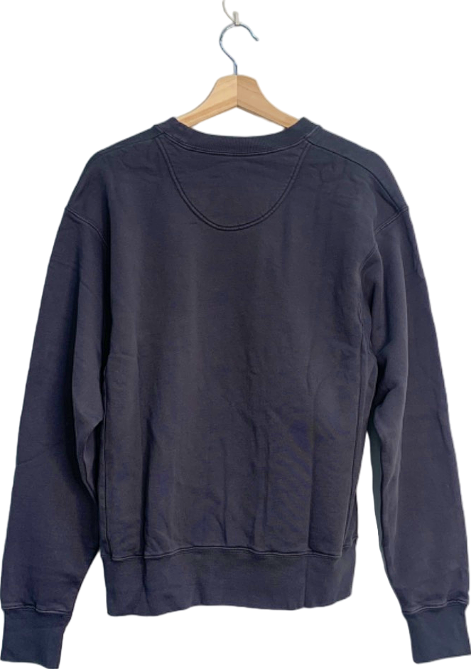 7 Days Active Dark Grey Monday Crew Neck Sweater S