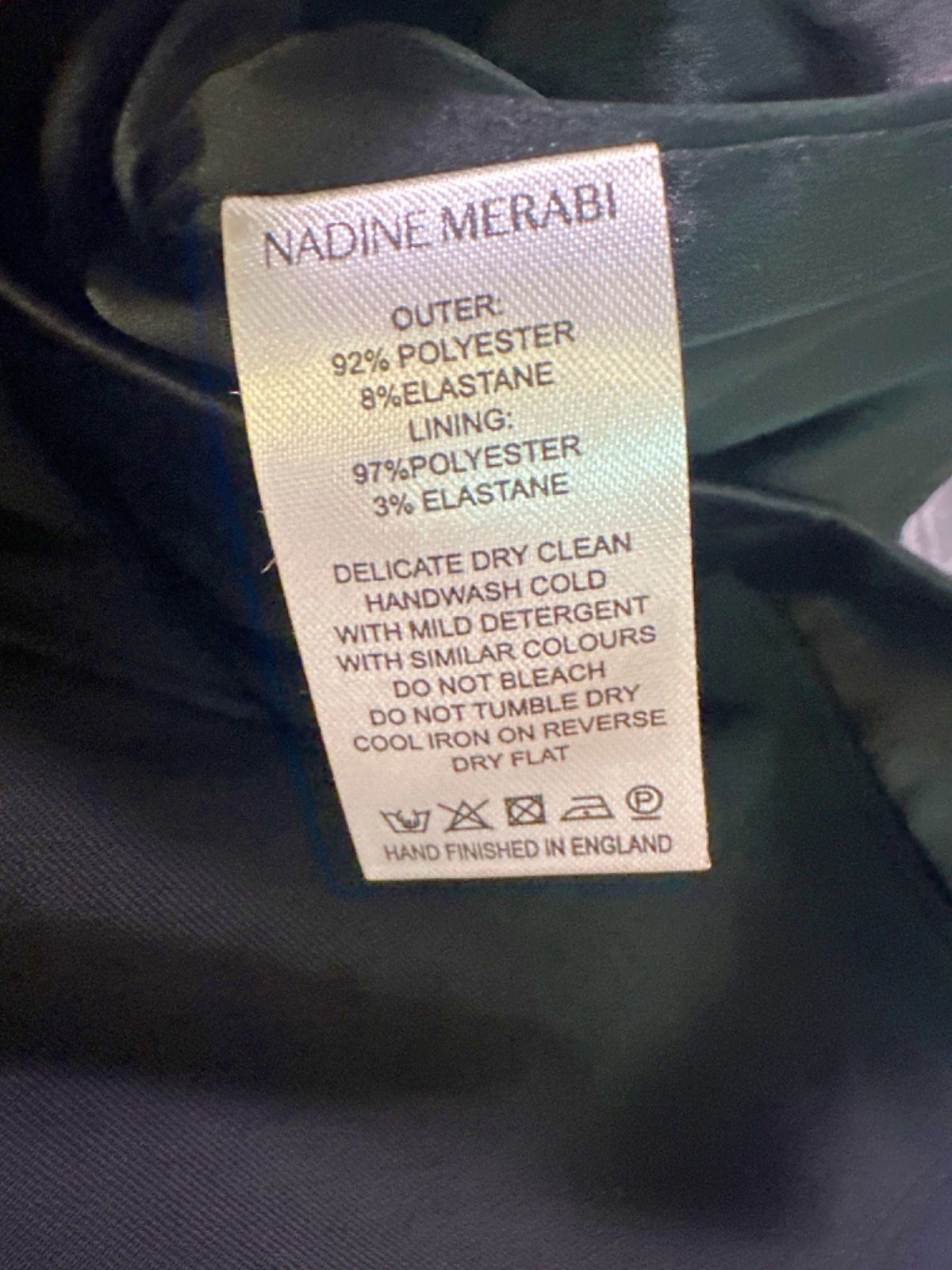 Nadine Merabi Black Flared Trousers UK 8