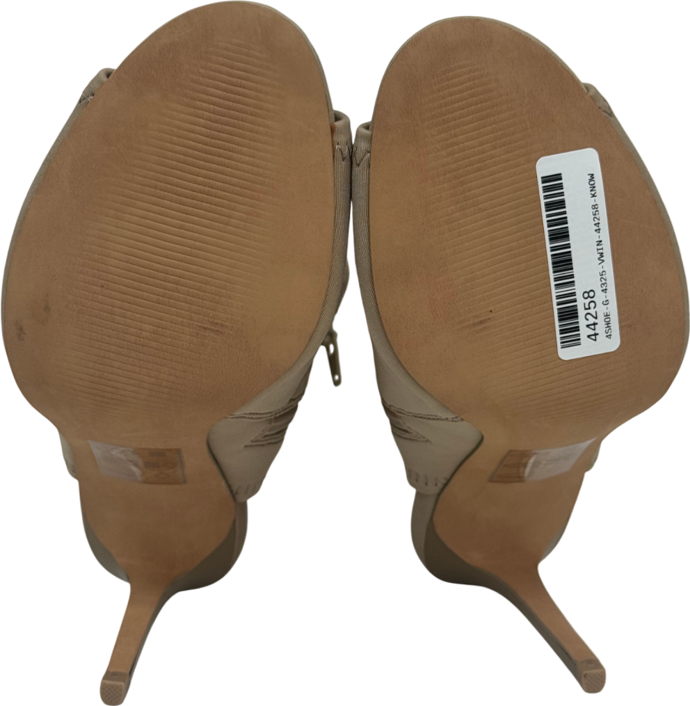 ASOS Beige Truffle Collection Open Toe Heels UK 4 EU 37