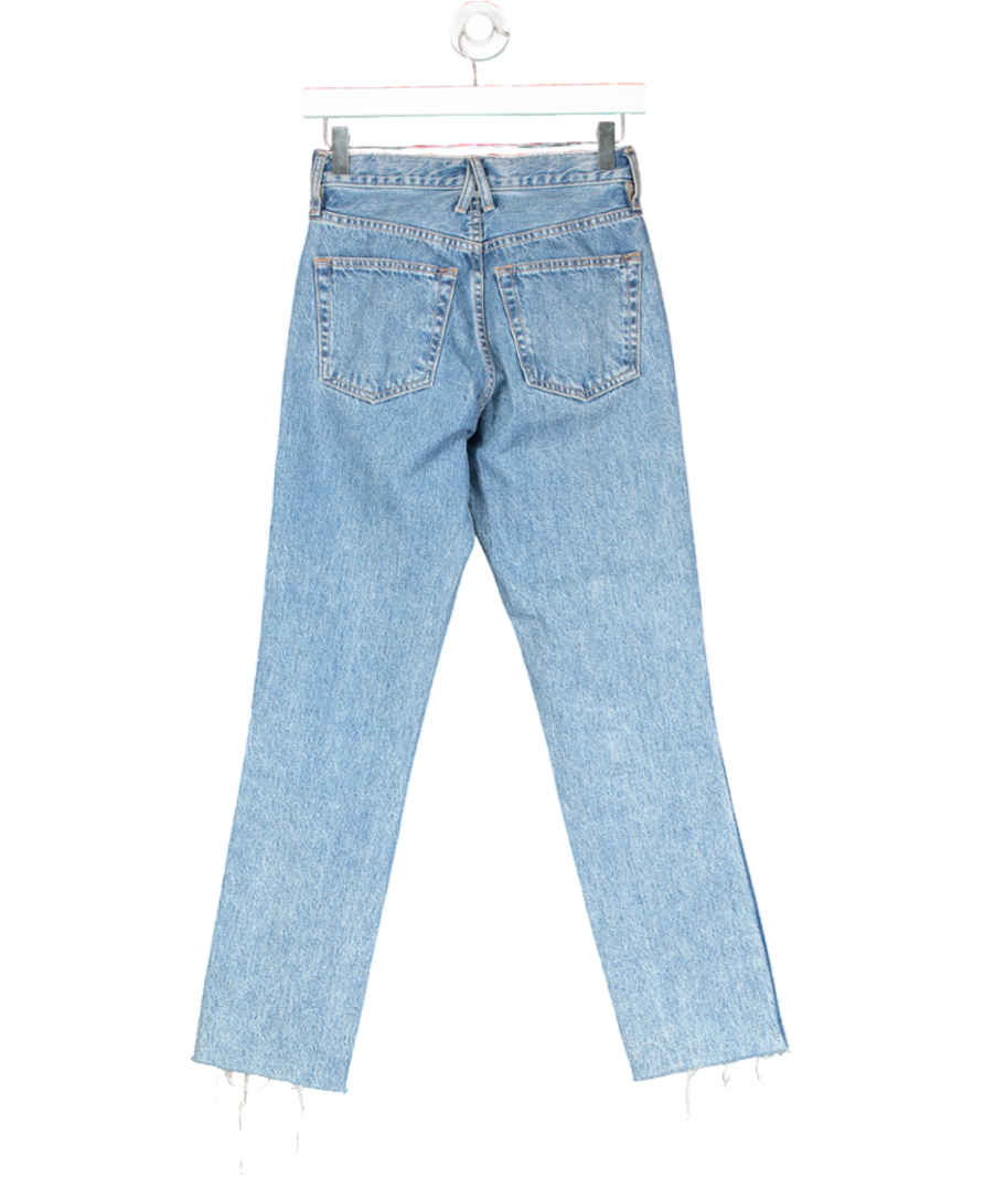 Silverlake Blue High Rise Straight Leg Jean W23