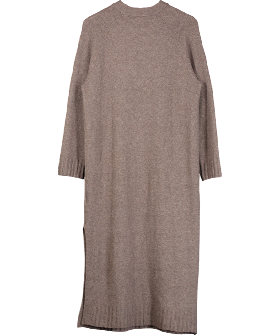 H&M Brown Knit Dress UK XS