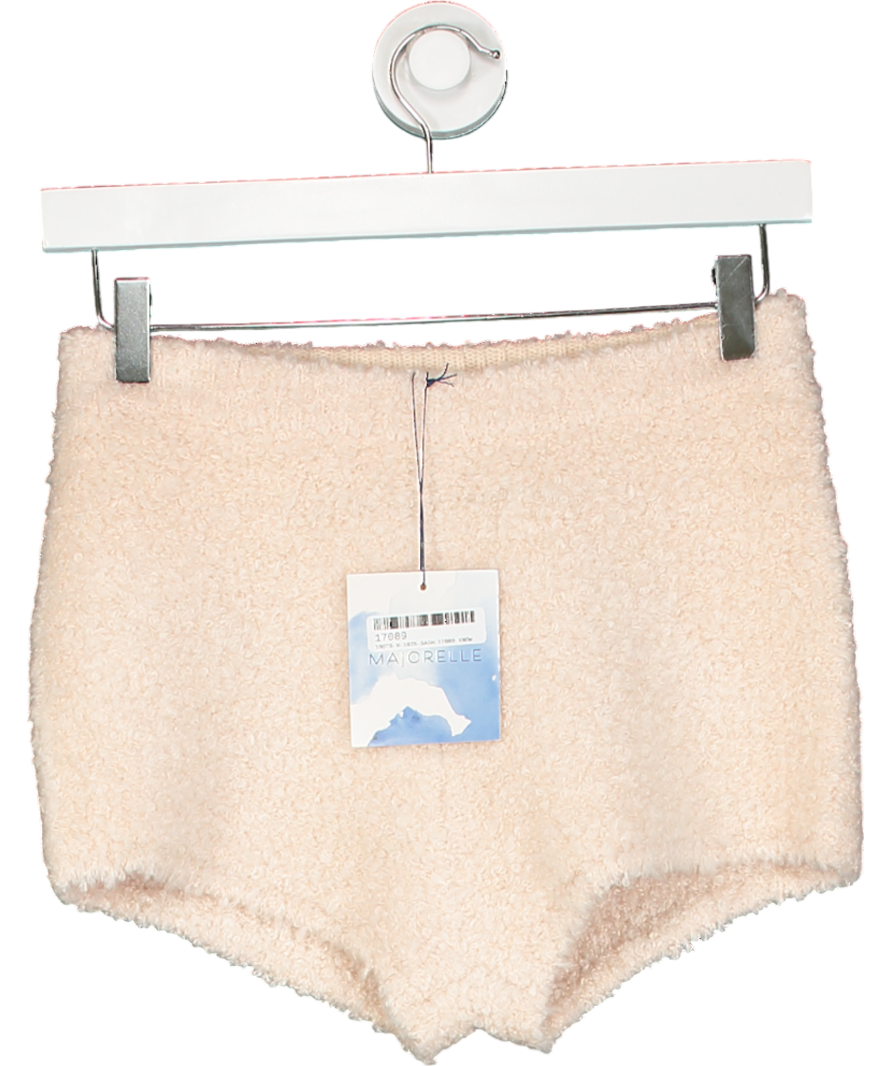 Majorelle Cream Boucle Soft Knit Garcela Shorts UK XS