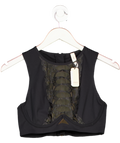 Leays Black Janz Crop UK M
