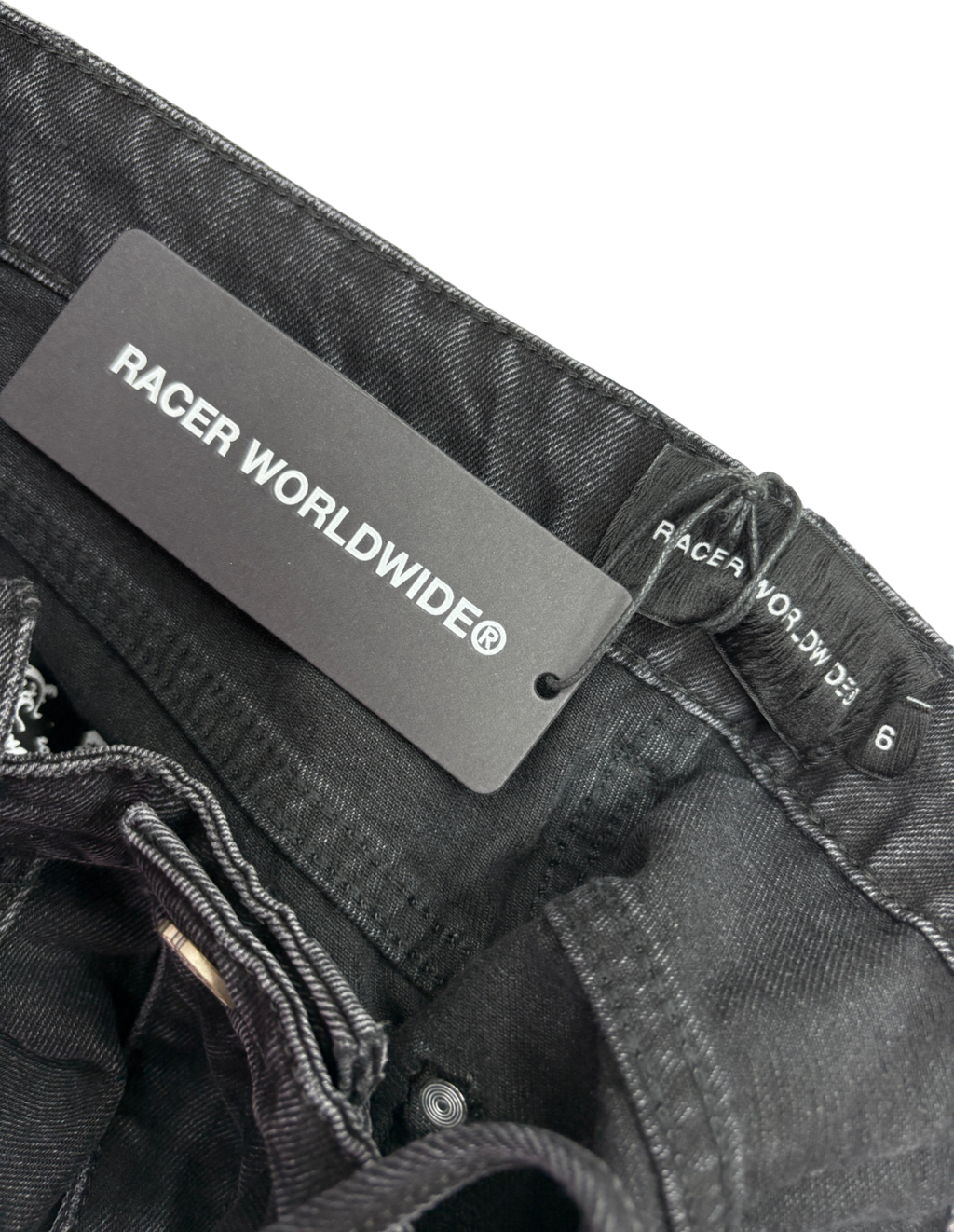 Racer Worldwide Black Super Wide Jeans W36