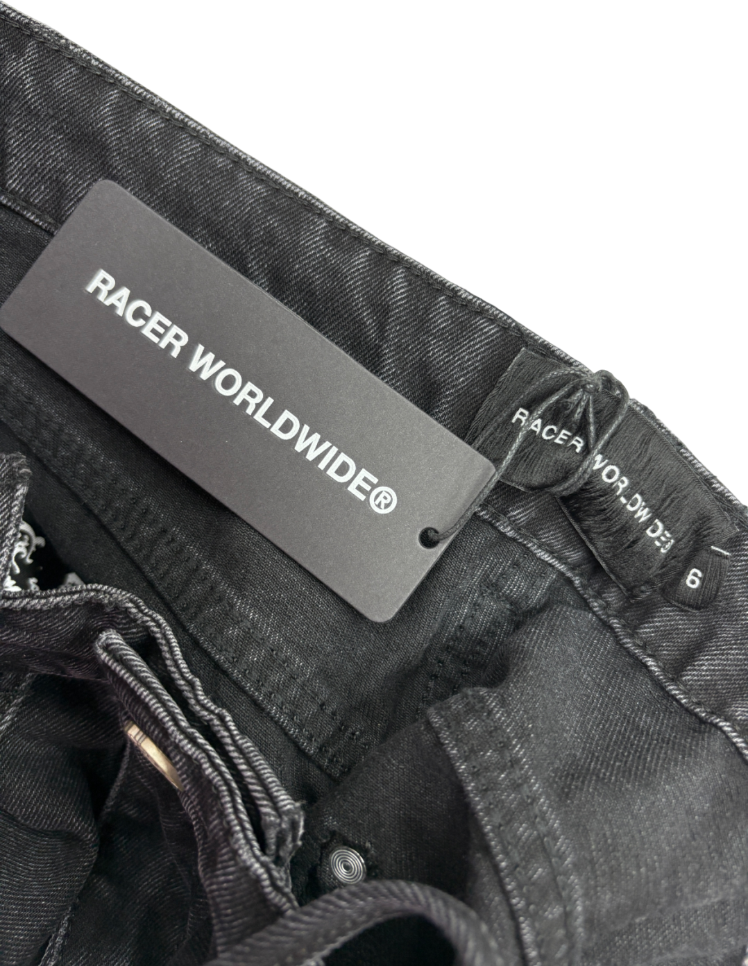 Racer Worldwide Black Super Wide Jeans W36