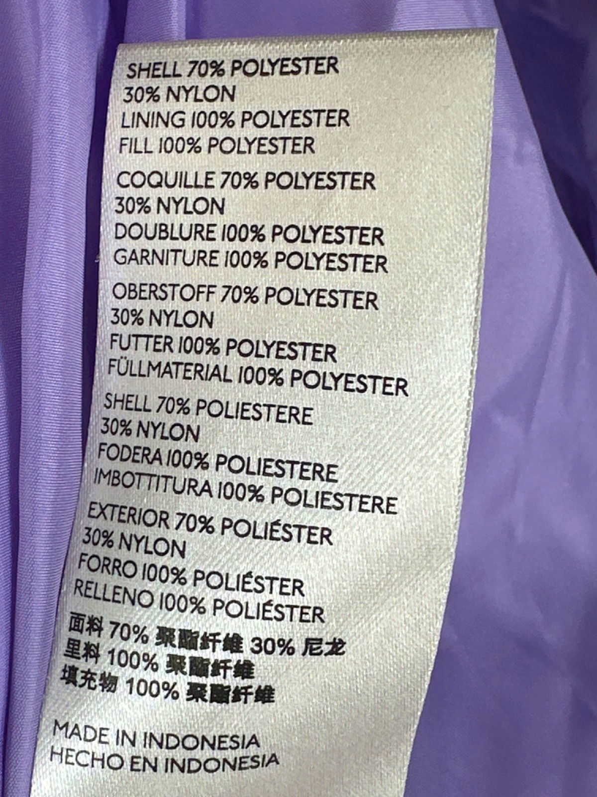 Free People Lavender Puffer Vest L