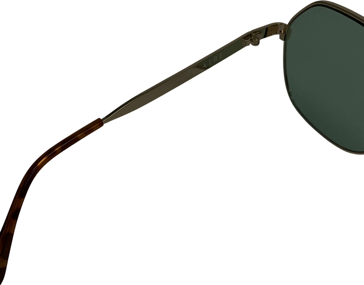 aire Metallic Cosmos - Bright Gold Sunglasses One Size