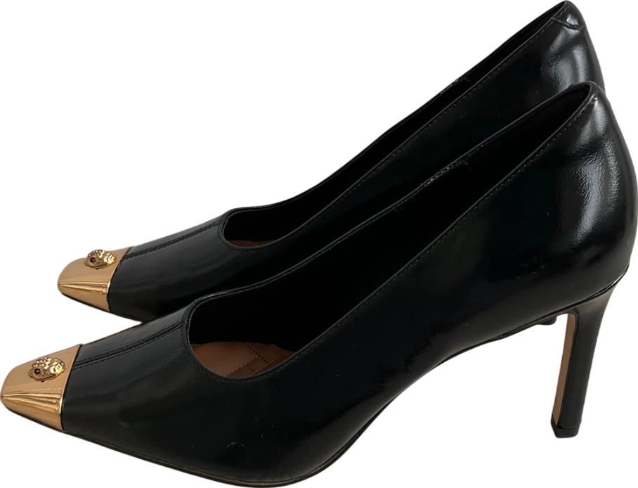 Kurt Geiger Black Regent Court Heel UK 8 EU 41 👠