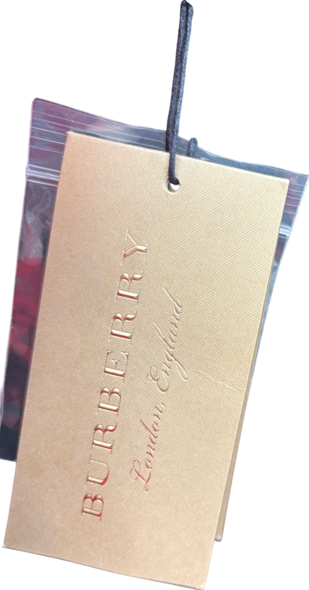 Burberry Red Straight Leg Jeans UK 14