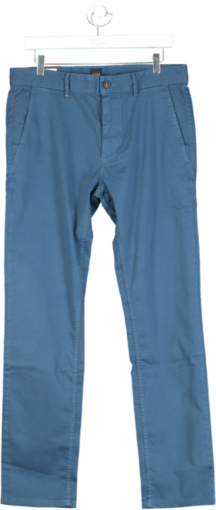 BOSS Blue Chino Slim Trousers W32