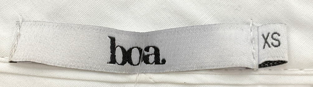 BOA Black Tailored Relaxed Maxi Skirt UK XS