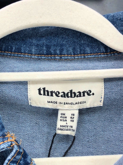 Threadbare Blue Denim Jacket UK 14