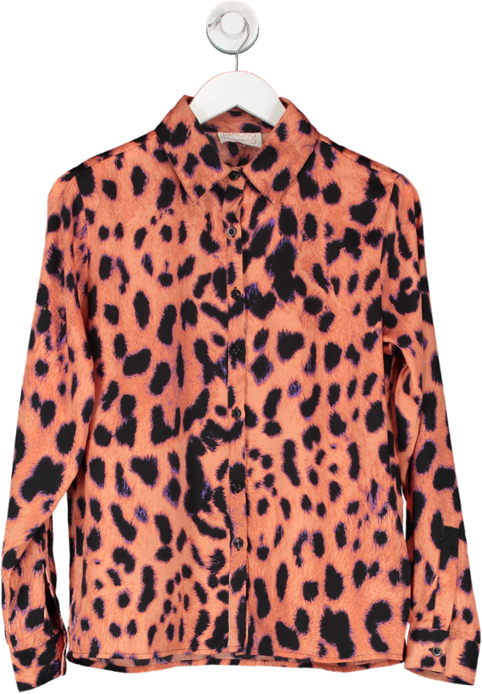Dancing Leopard Orange Nevada Shirt In Plorange Leopard UK 8