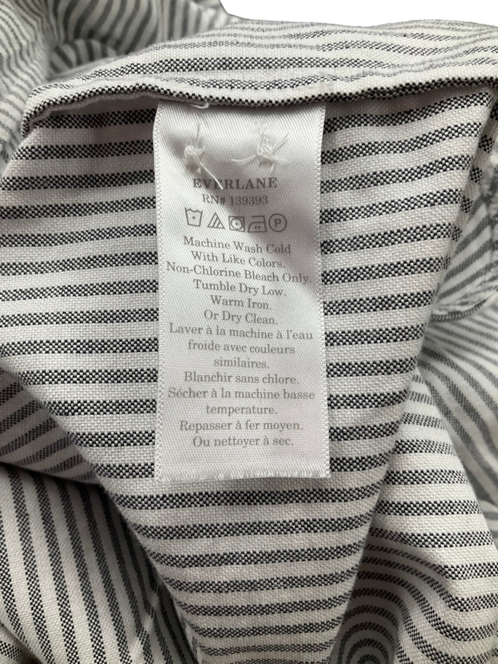 EVERLANE Grey The Boxy Oxford Shirt UK XL