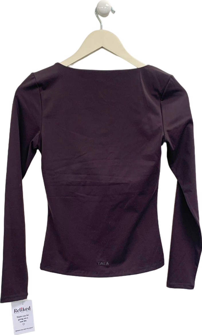 TALA Grey Long Sleeve Top UK S