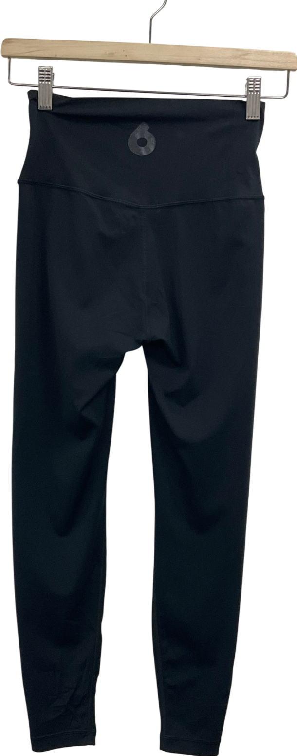 Studio 6 Black Cross Over Leggings UK M