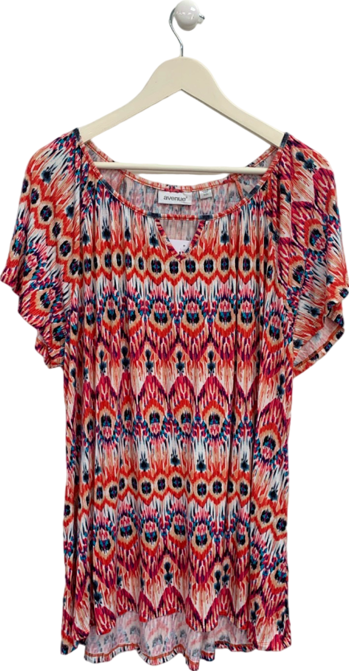 Avenue Multicolour Printed Top UK 22