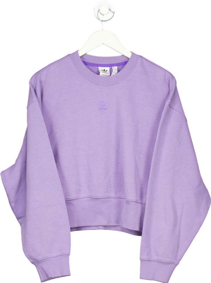 Adidas Purple Crew Neck Sweatshirt UK 12-14