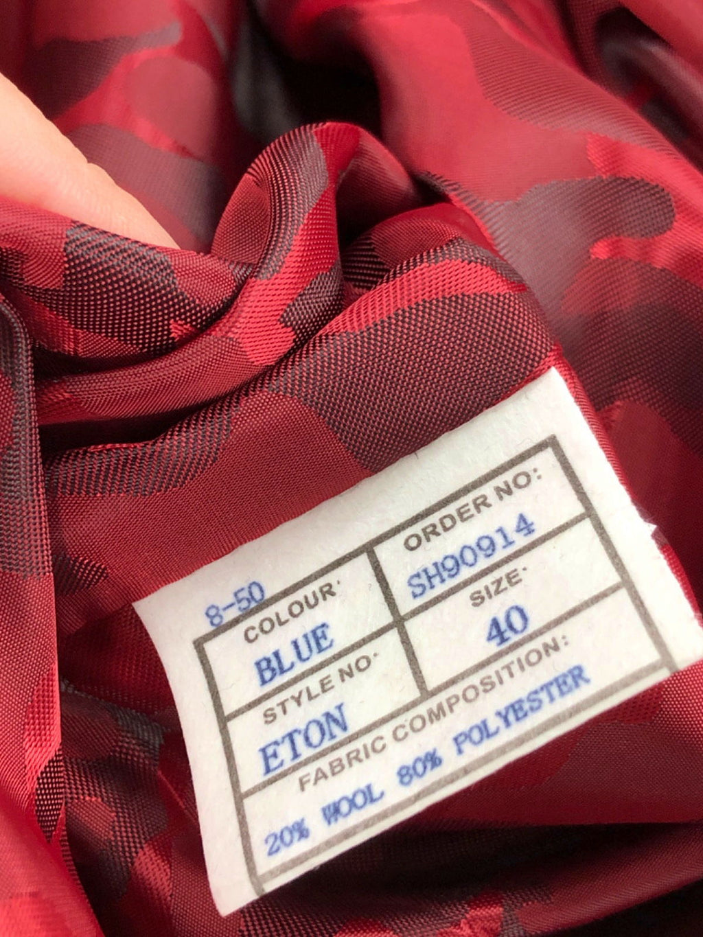 Marc Darcy Blue Eton Checked Waistcoat UK 40