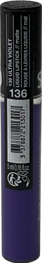 sephora Cream Lip Stain Matte Liquid Lipstick 136 5ml