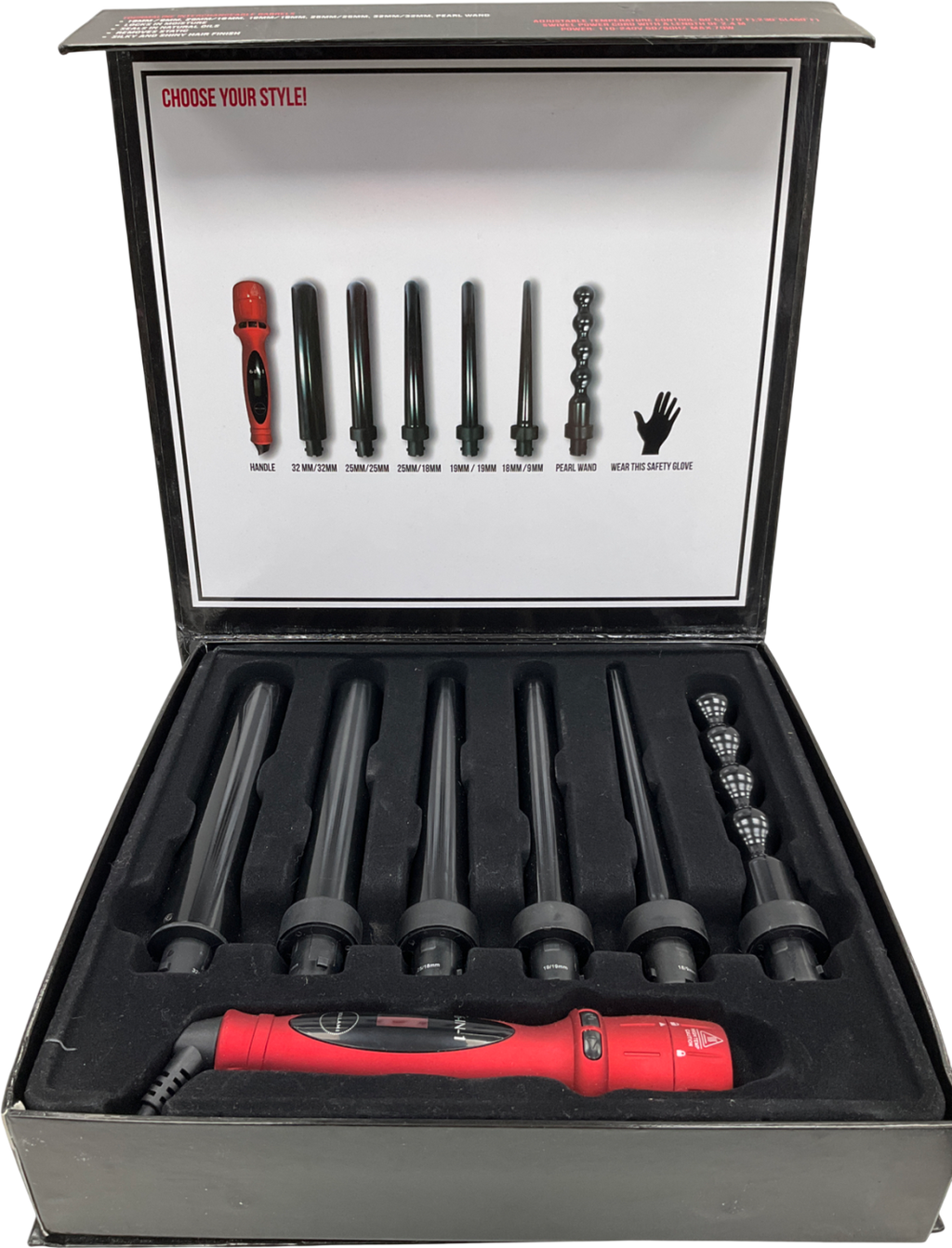 bellami 6 In 1 Tourmaline Curlers One size