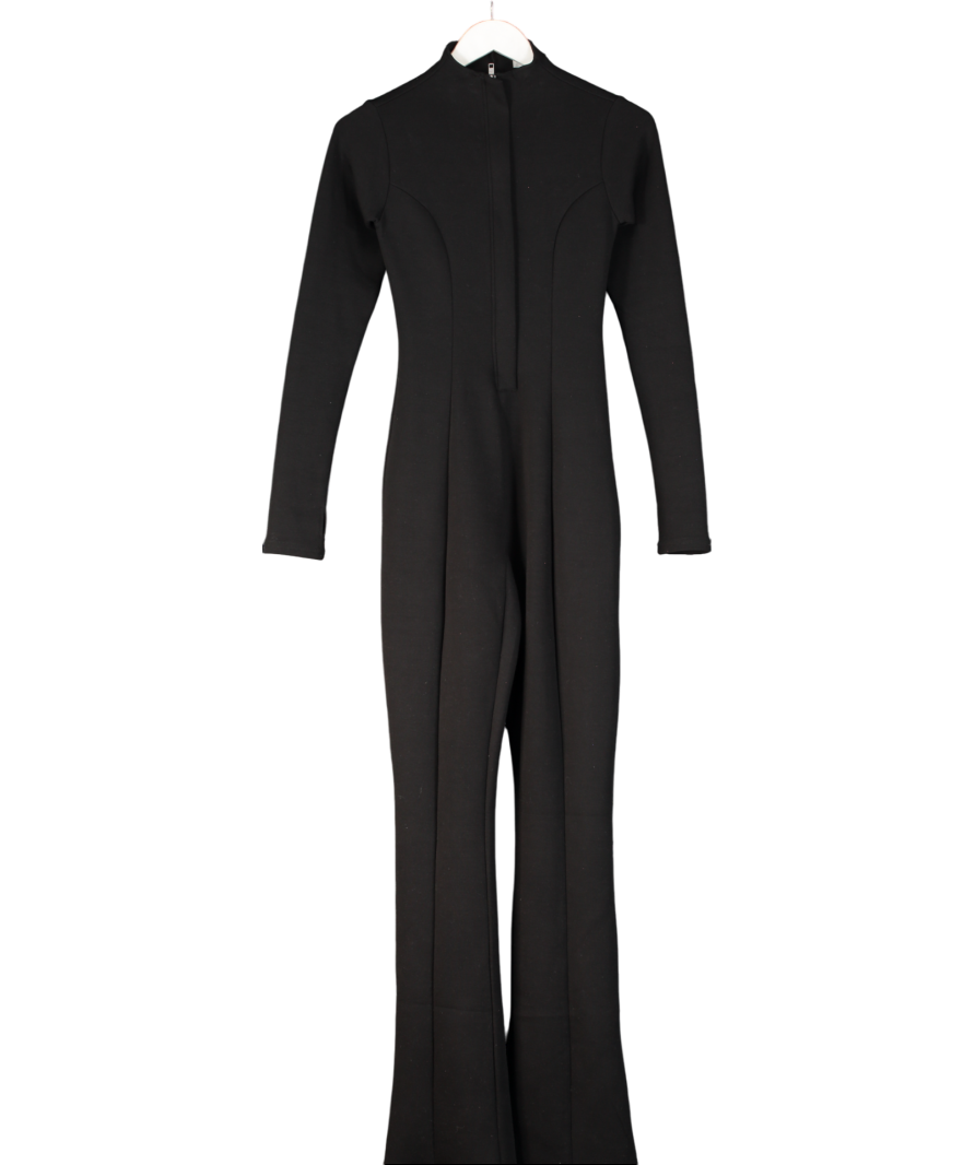 Meshki Scuba Jersey Jumpsuit - Black UK XS