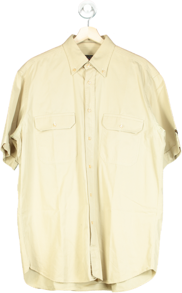 Paul & Shark Beige Short Sleeve Shirt UK XL