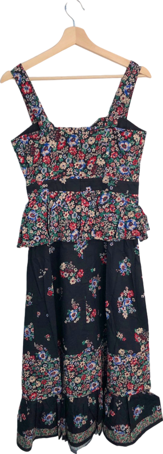 Hunter Bell Multicolored Floral Lacey Dress UK Size 10