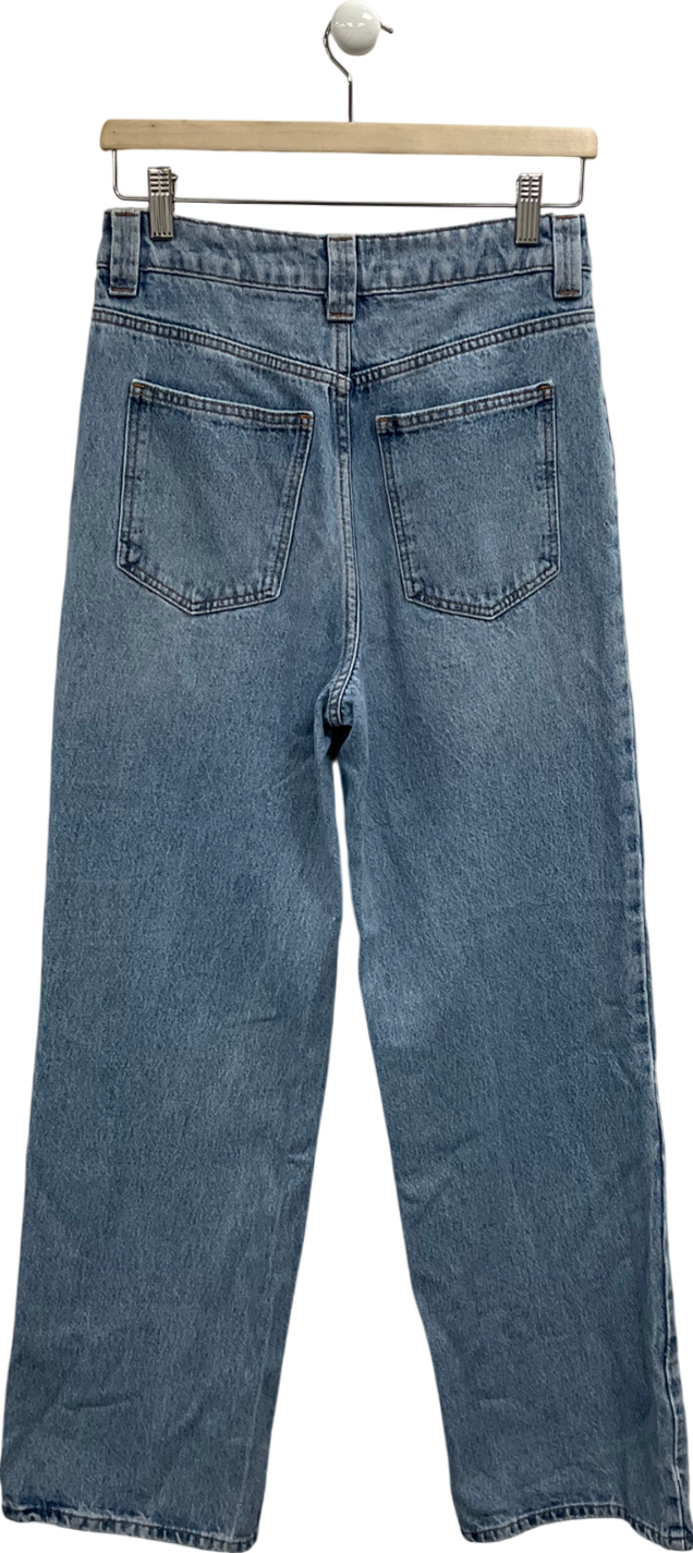 New Look Blue Adalae Wide Leg Jeans UK 8