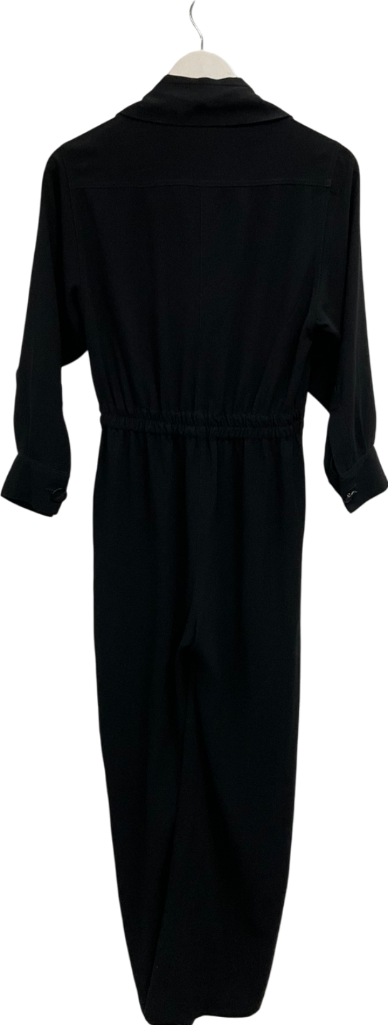 ZARA Black Longsleeve Jumpsuit UK XS