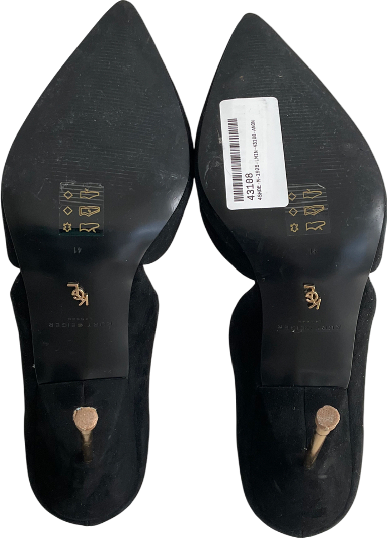 Kurt Geiger Black Bond Heels UK 8 EU 41 👠