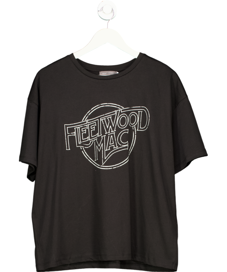 Mint Velvet Black Fleetwood Mac T-shirt UK XL