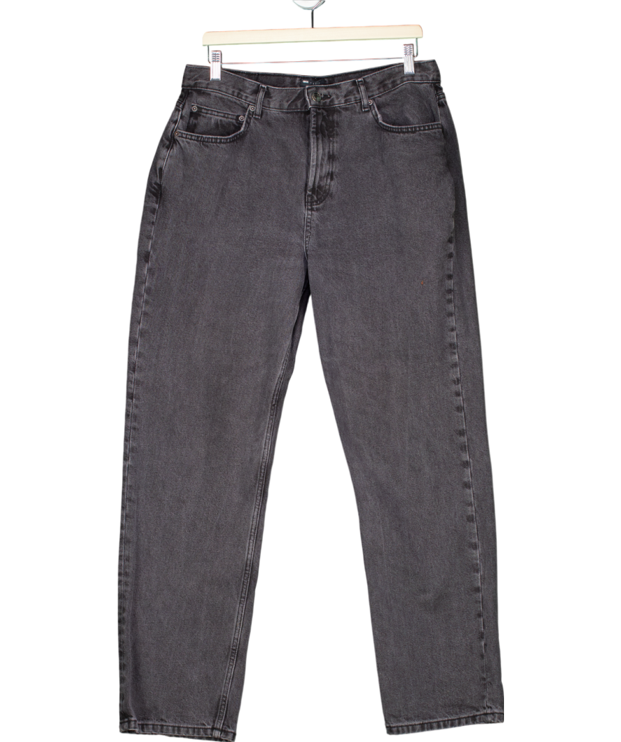 ASOS Black Barrel Leg Jeans W32