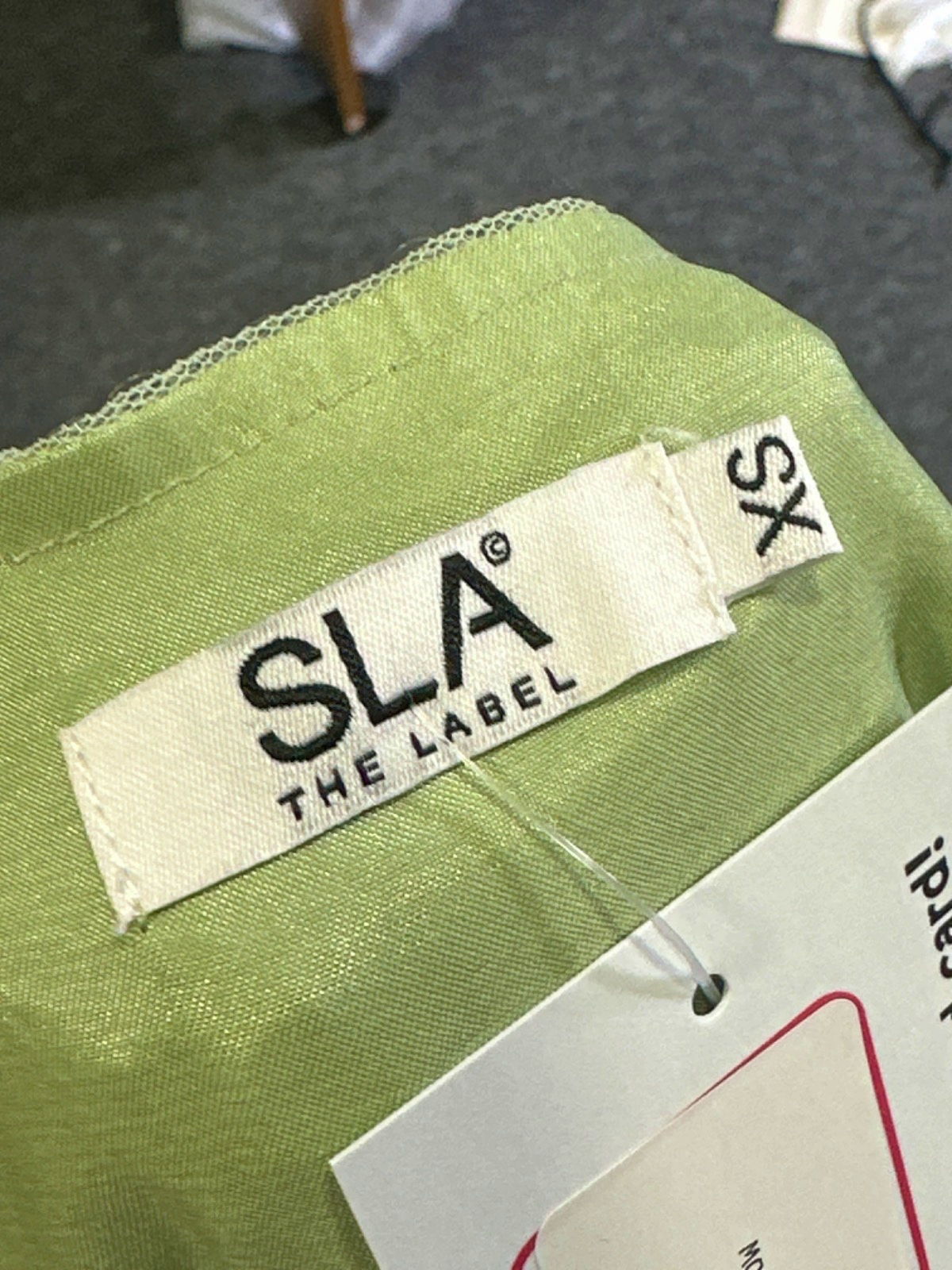 SLA Green Sequin Mini Dress XS