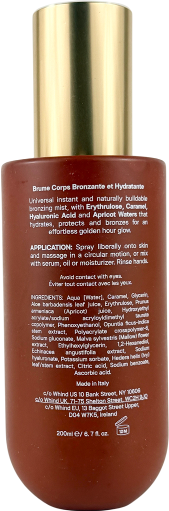 Whind Marrakech Sun Bronzing & Hydrating Body Mist 200ml