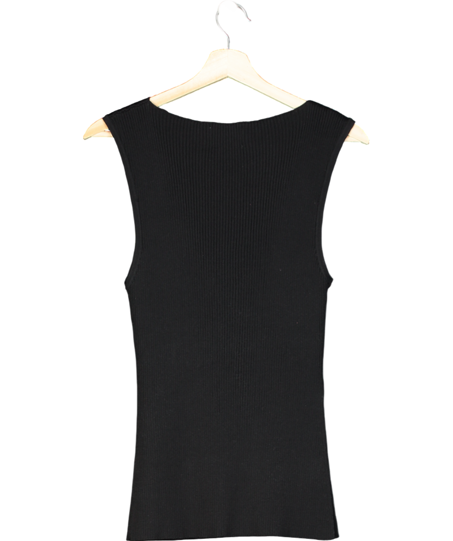 DISSH Black Sofia Knit Tunic Top UK M