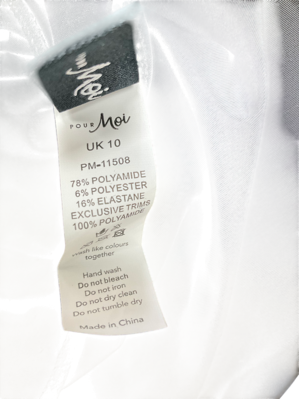 Pour Moi Black Opulence Lace Chemise UK 10