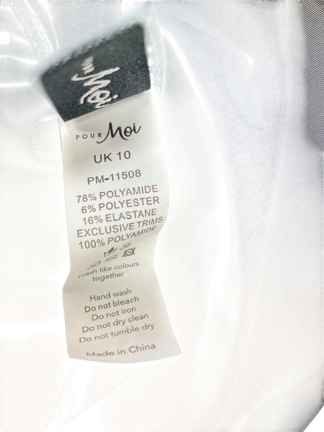 Pour Moi Black Opulence Lace Chemise UK 10