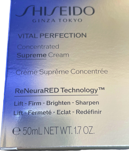 Shiseido Vital Perfection Concentrated Supreme Cream 50ml