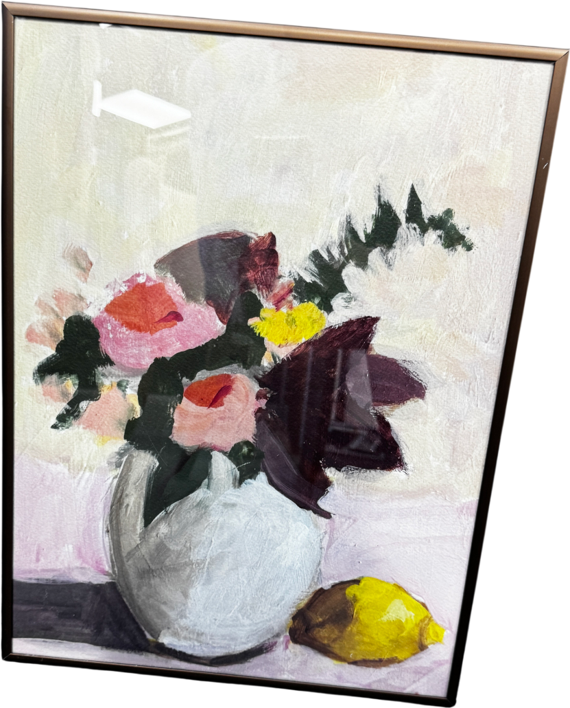 ARTFULLY WALLS Mixed Spring Bouquet Framed Print By Pamela Munger