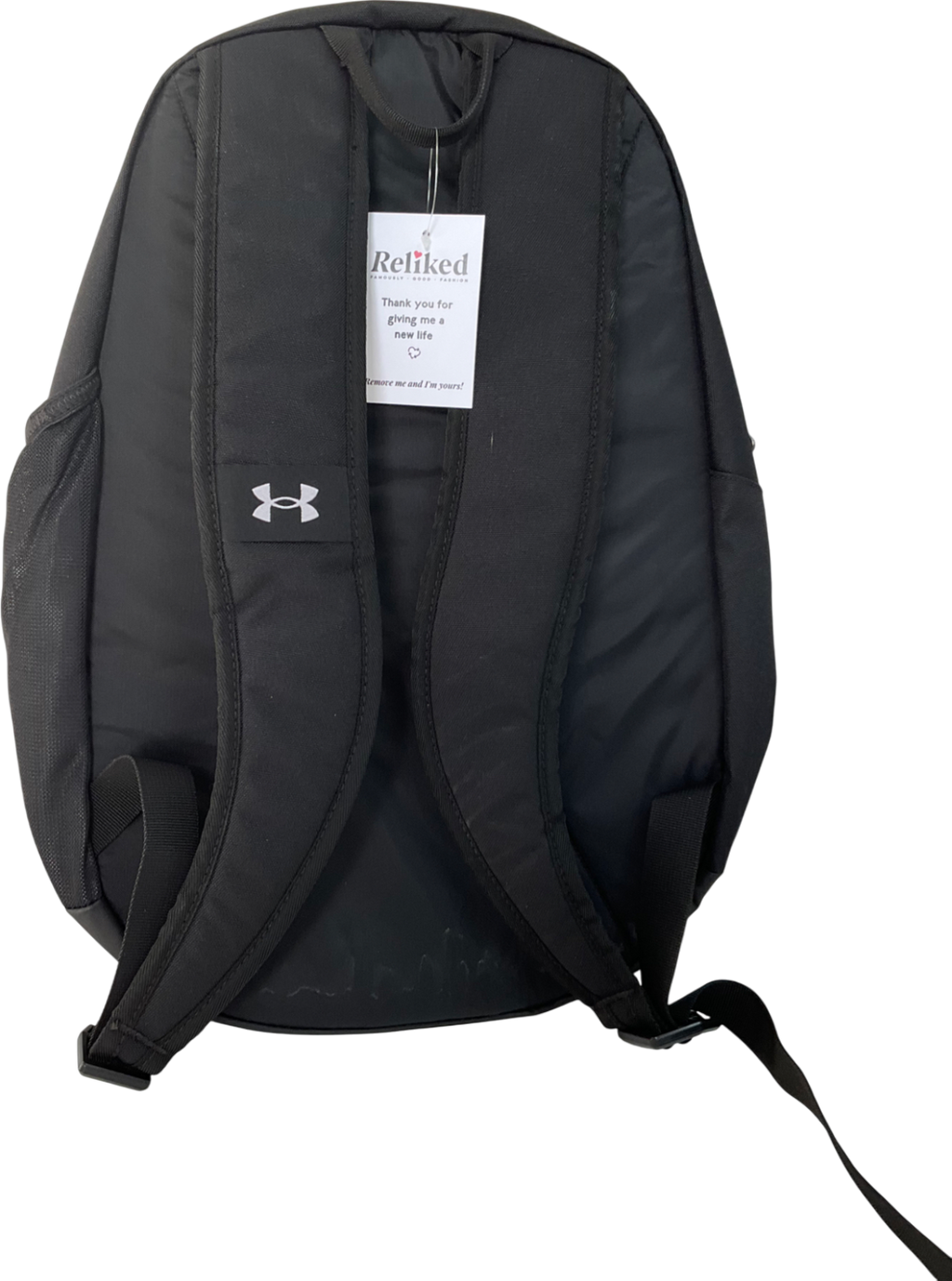 Black Under Armour Unisex's Ua Hustle Lite Backpack One Size