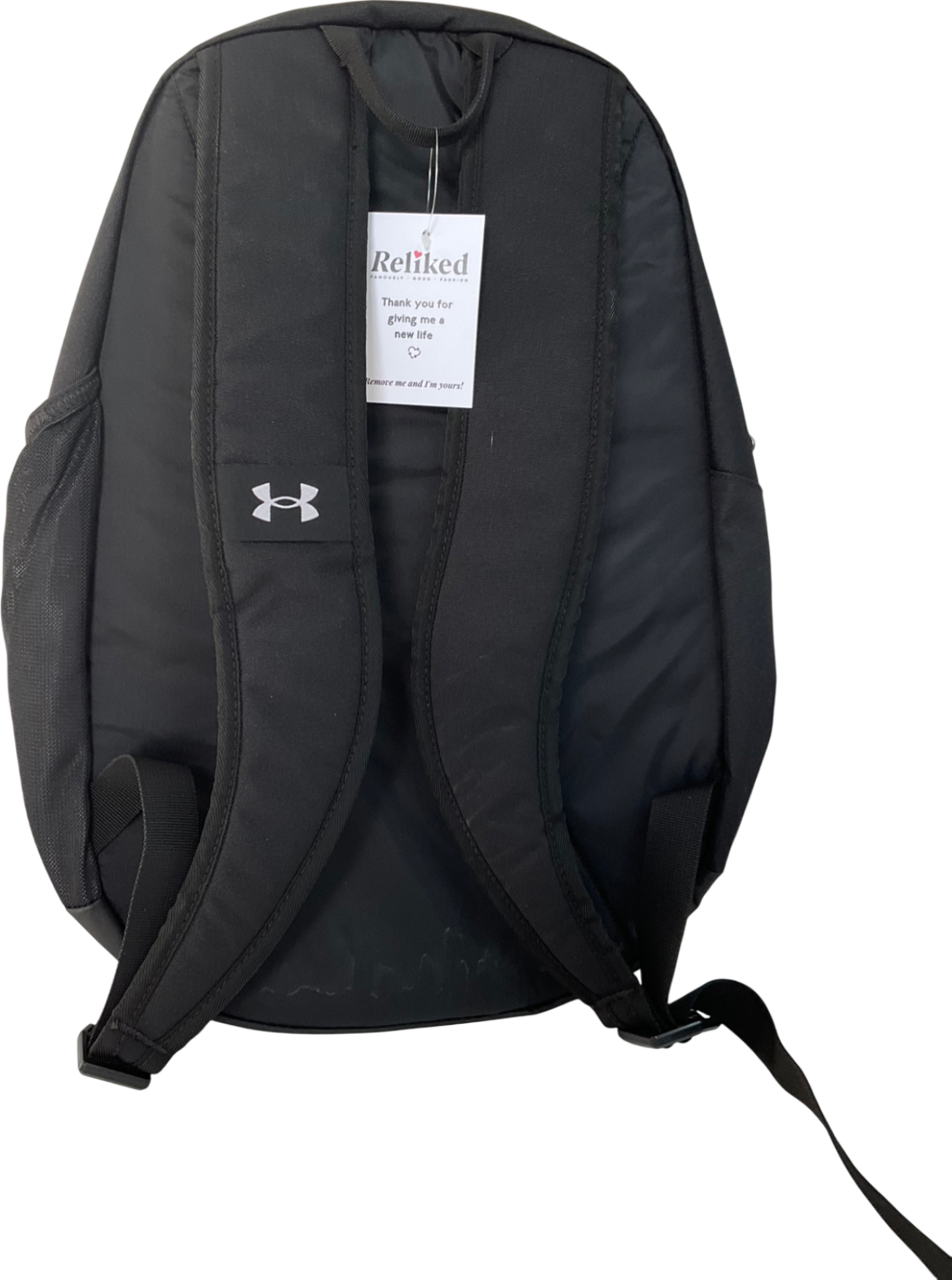 Black Under Armour Unisex's Ua Hustle Lite Backpack One Size