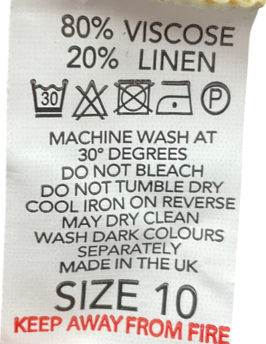 Ego Yellow Long Sleeve Off The Shoulder Crop Top UK 10