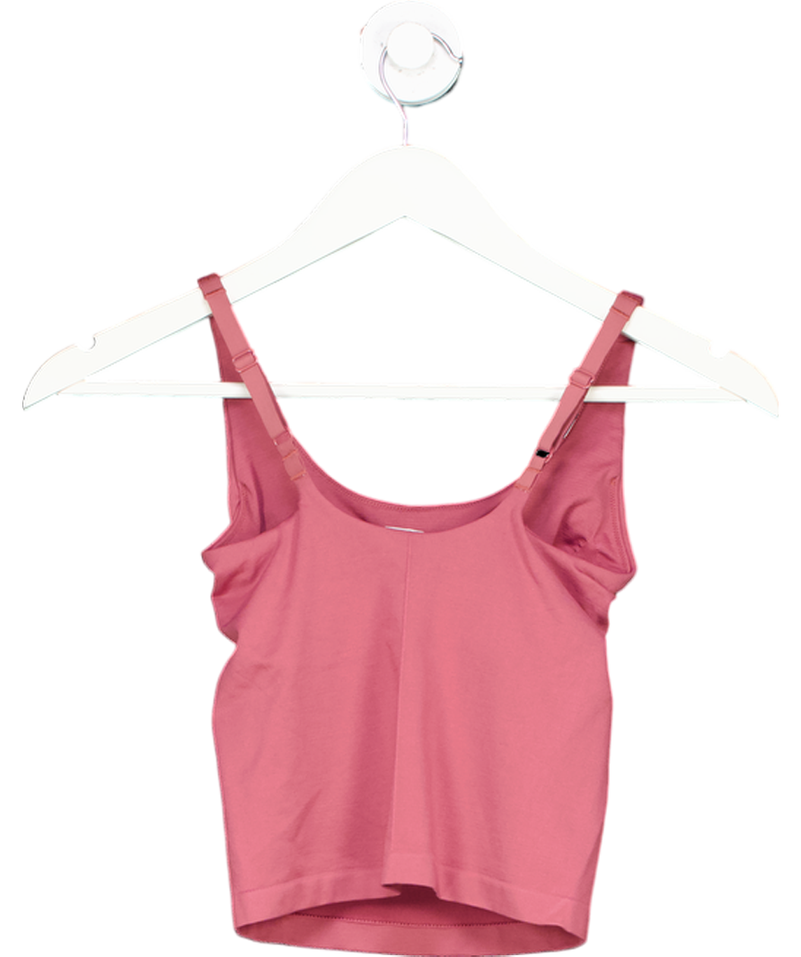 gymshark Pink Soft Sculpt Tank With Shelf UK XS