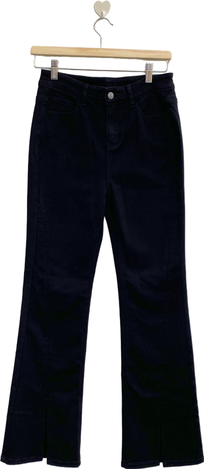 Goelia Black Flared Trousers UK 6