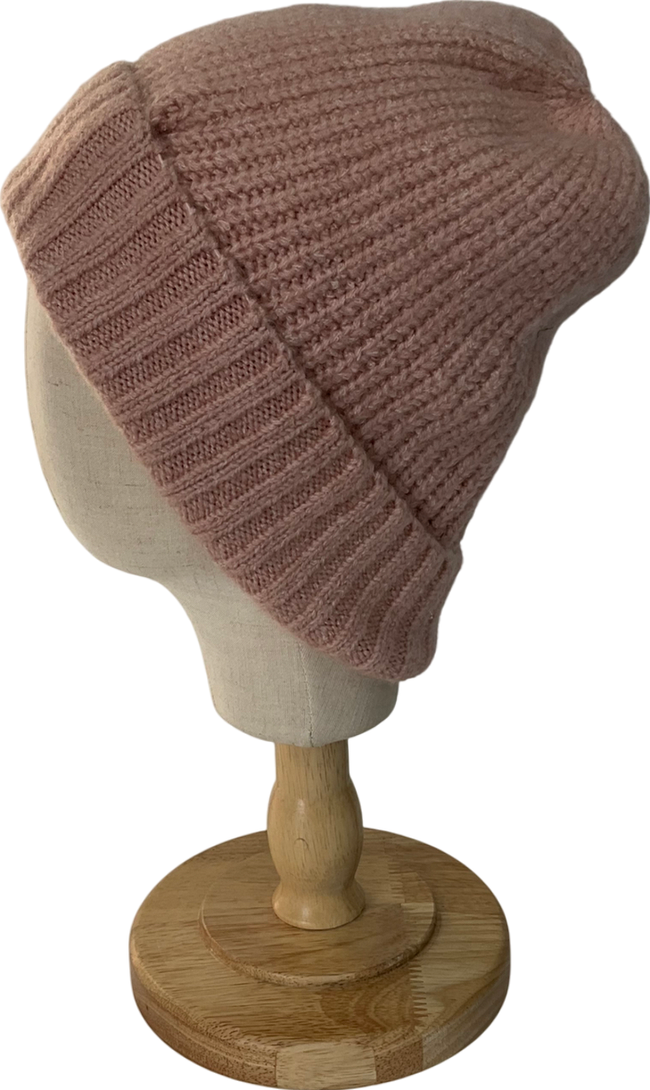 Free People Pink Coastline Beanie One Size