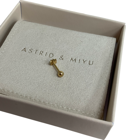 Astrid & Miyu Twilight Star Barbell In Gold One Size