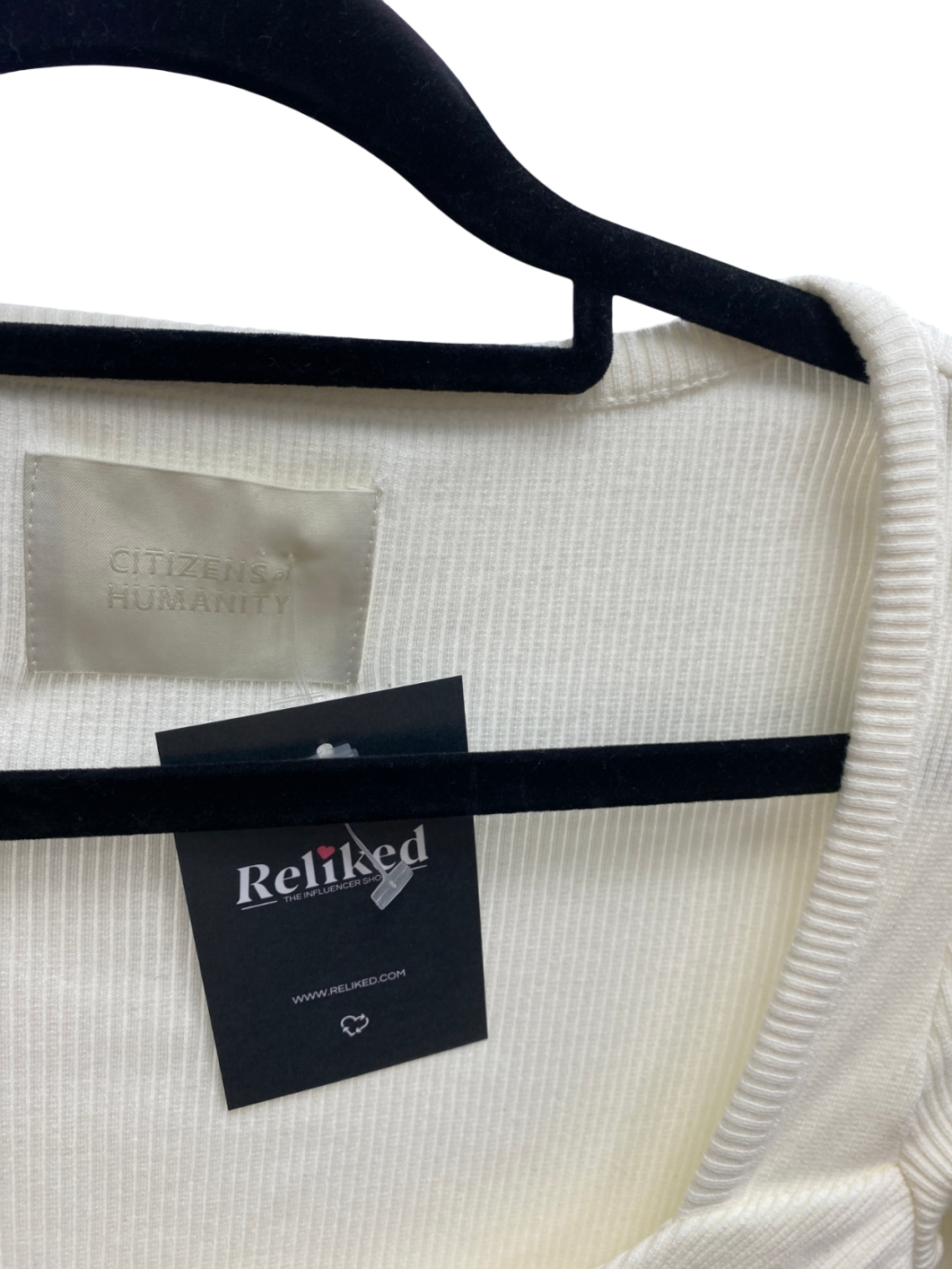 Citizens of Humanity Cream Parie Twist Top UK S