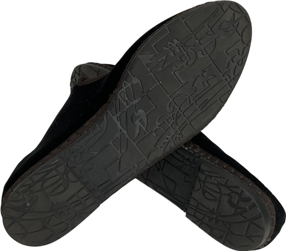 Flabelus Black Velvet Antonia Mary Janes UK 9 EU 42 👠