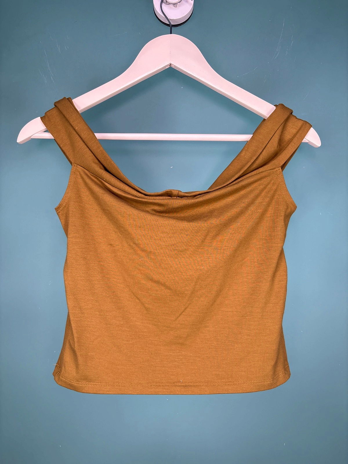 Reformation Bronzed Twist Front Top UK M